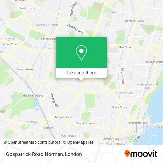 Gospatrick Road Norman map