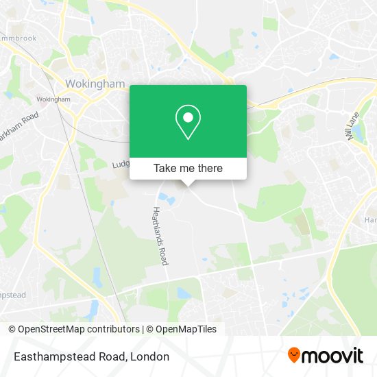 Easthampstead Road map