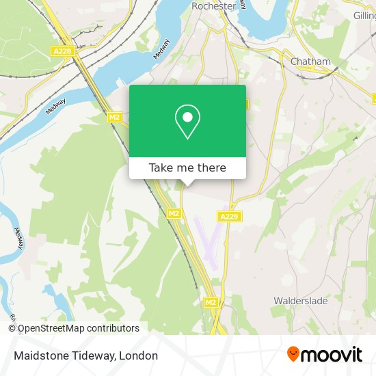 Maidstone Tideway map