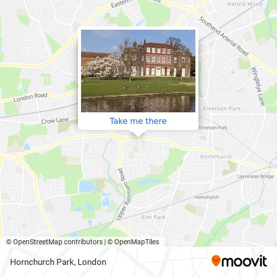 Hornchurch Park map