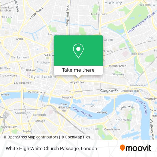 White High White Church Passage map