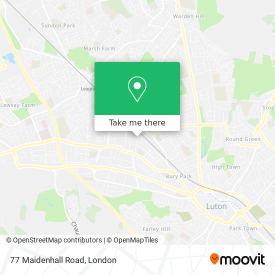 77 Maidenhall Road map
