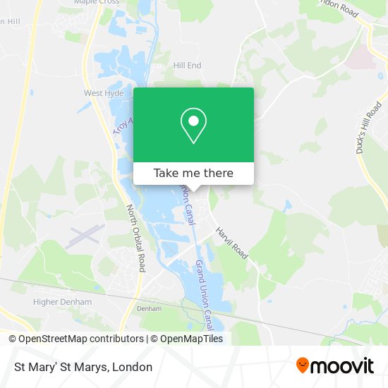 St Mary' St Marys map