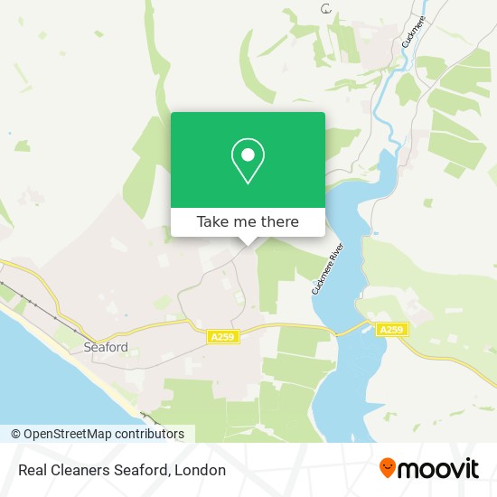 Real Cleaners Seaford map