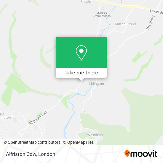 Alfriston Cow map