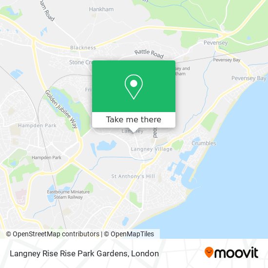 Langney Rise Rise Park Gardens map