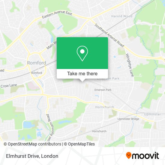 Elmhurst Drive map