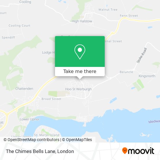 The Chimes Bells Lane map