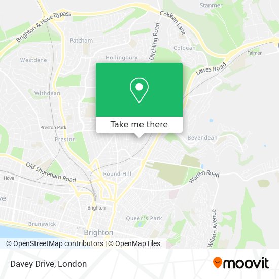 Davey Drive map