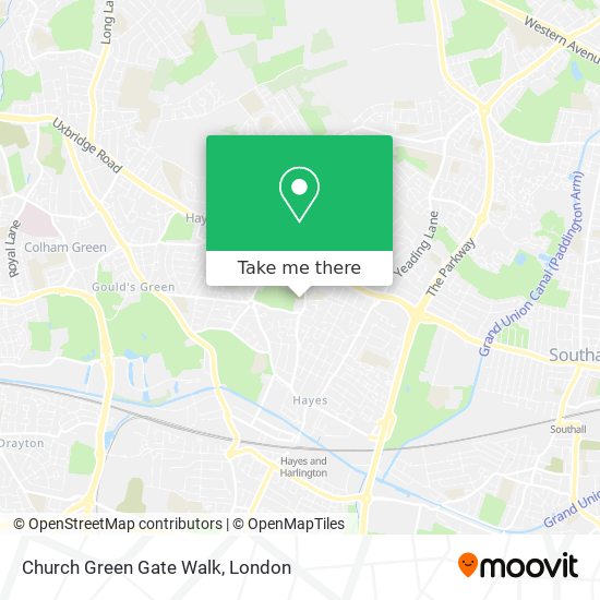 Church Green Gate Walk map