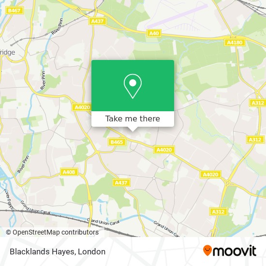 Blacklands Hayes map