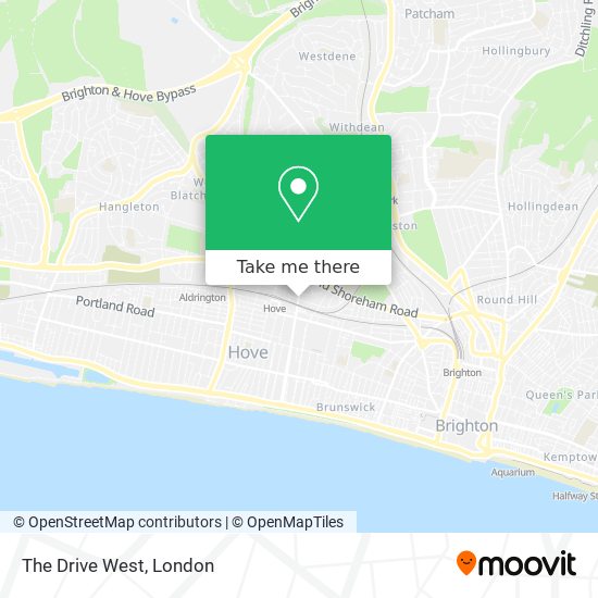 The Drive West map