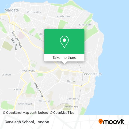 Ranelagh School map
