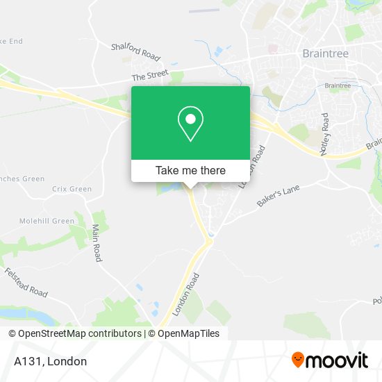 A131 map