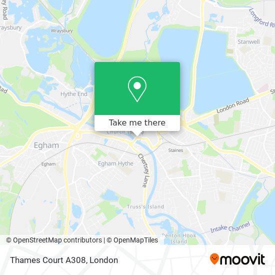 Thames Court A308 map