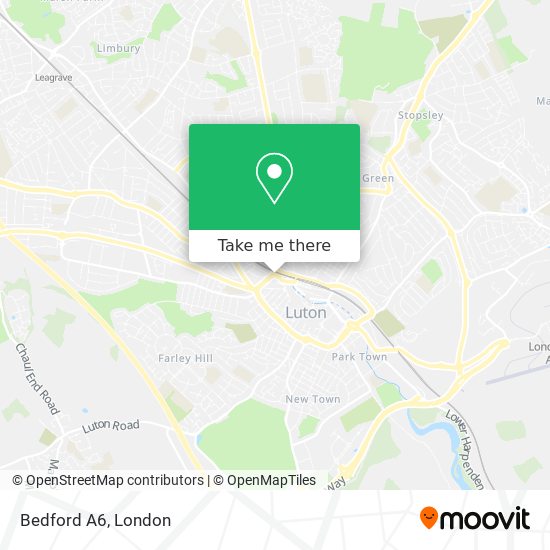 Bedford A6 map