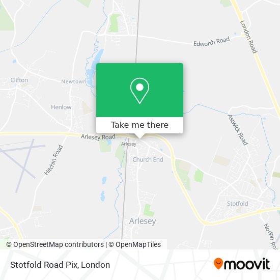Stotfold Road Pix map