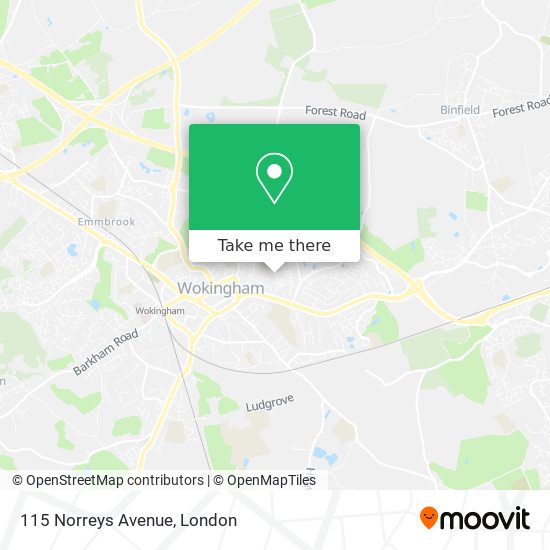 115 Norreys Avenue map