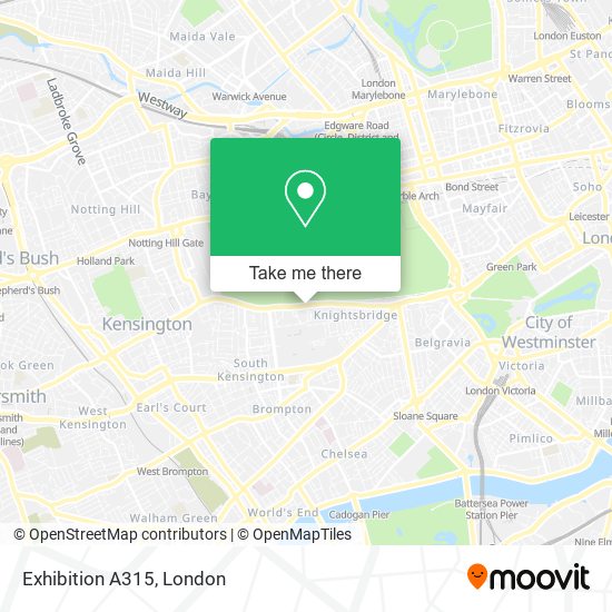 Exhibition A315 map