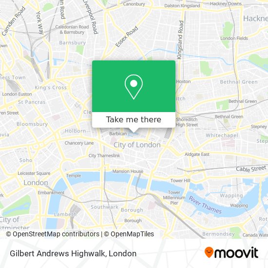 Gilbert Andrews Highwalk map