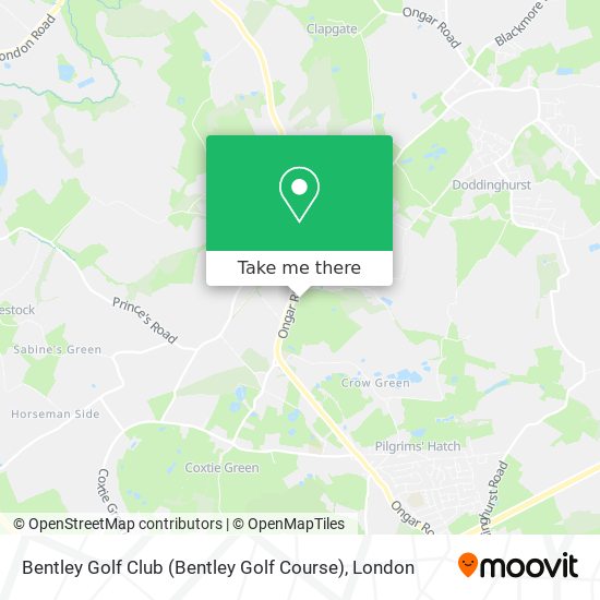 Bentley Golf Club (Bentley Golf Course) map