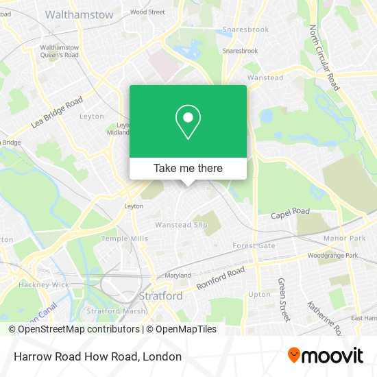 Harrow Road How Road map