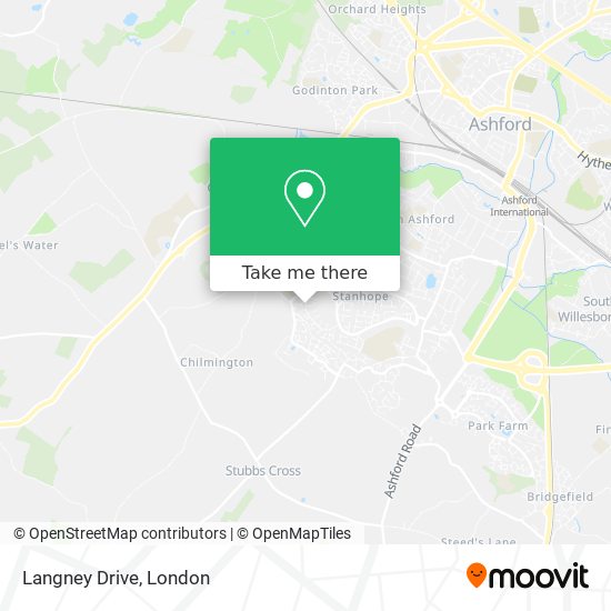 Langney Drive map