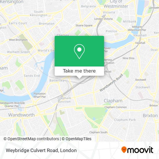 Weybridge Culvert Road map