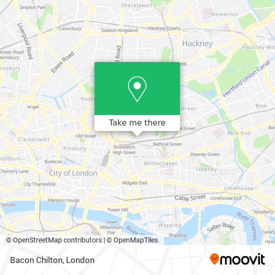 Bacon Chilton map