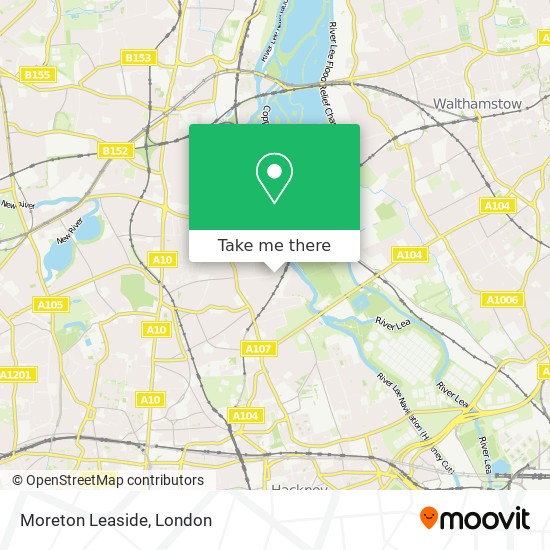 Moreton Leaside map