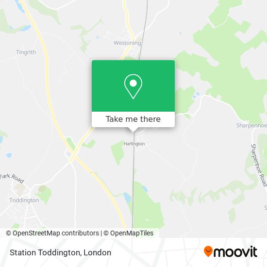 Station Toddington map