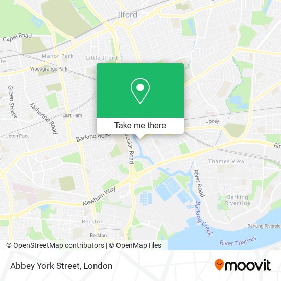 Abbey York Street map