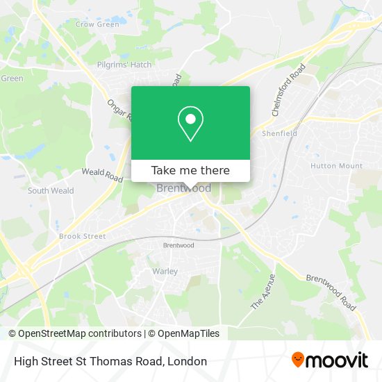 High Street St Thomas Road map