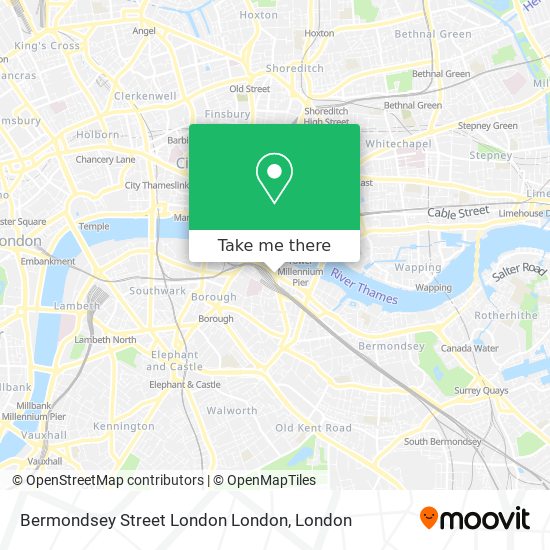 Bermondsey Street London London map