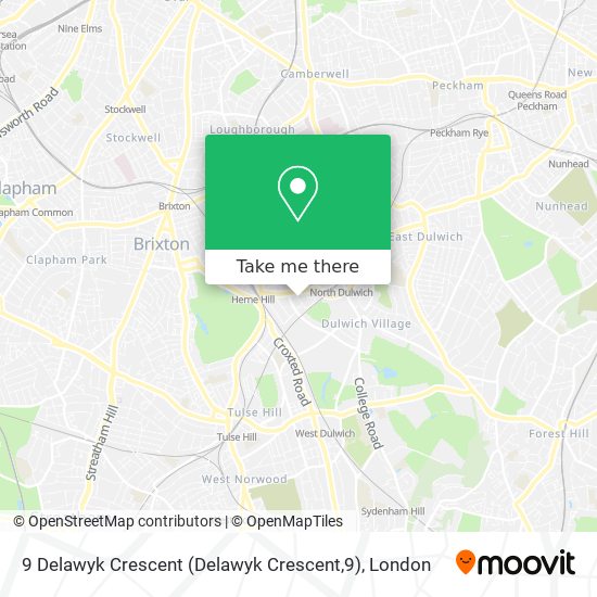 9 Delawyk Crescent (Delawyk Crescent,9) map