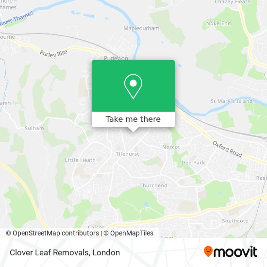 Clover Leaf Removals map
