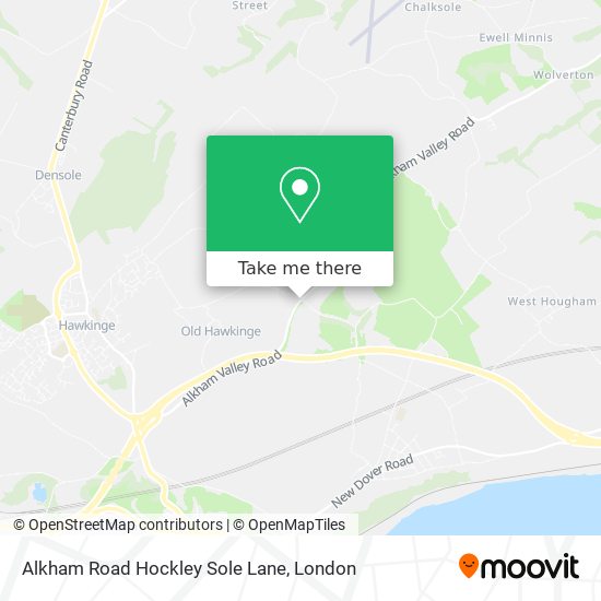 Alkham Road Hockley Sole Lane map