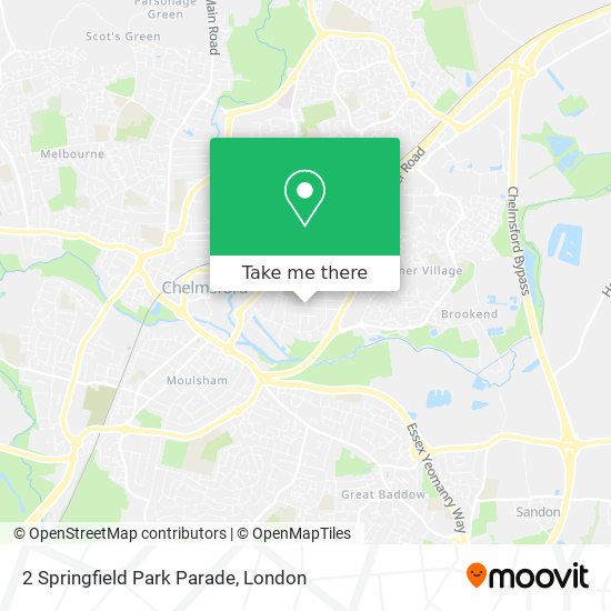 2 Springfield Park Parade map