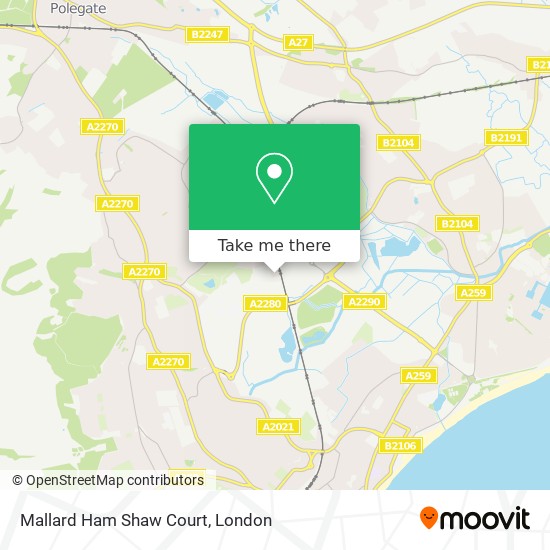 Mallard Ham Shaw Court map