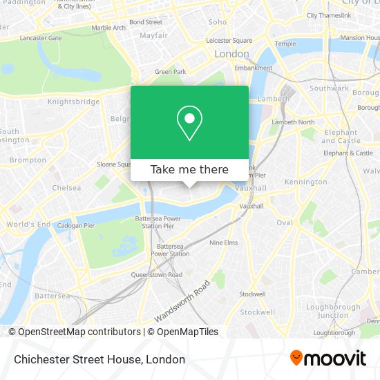 Chichester Street House map