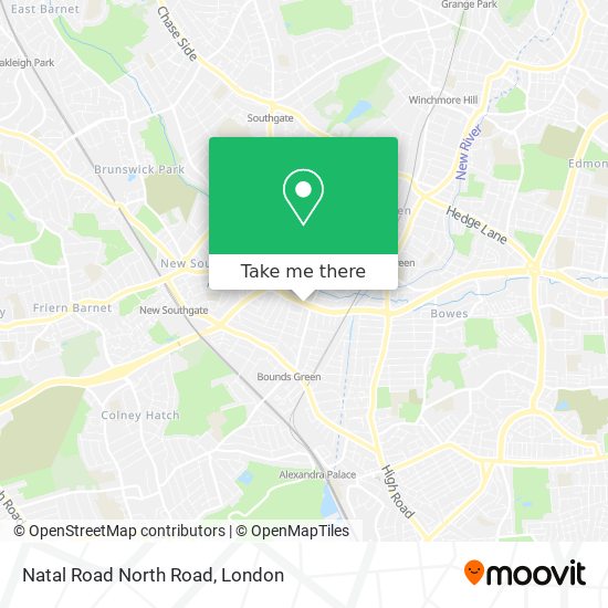 Natal Road North Road map