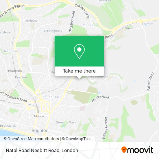 Natal Road Nesbitt Road map