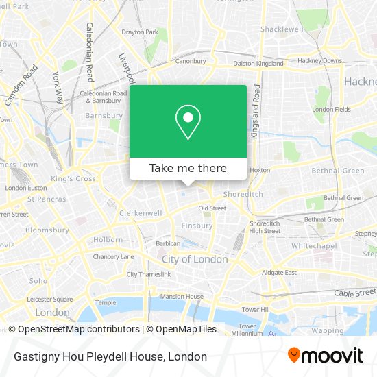 Gastigny Hou Pleydell House map