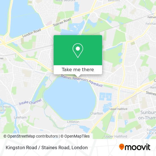 Kingston Road / Staines Road map