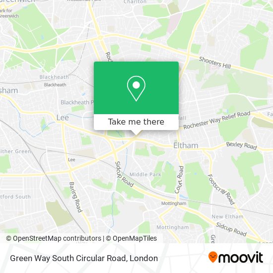 Green Way South Circular Road map