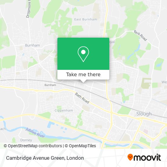 Cambridge Avenue Green map