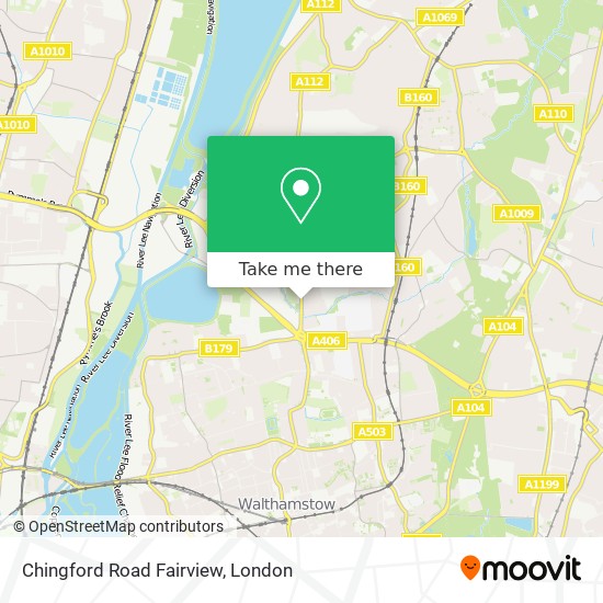 Chingford Road Fairview map