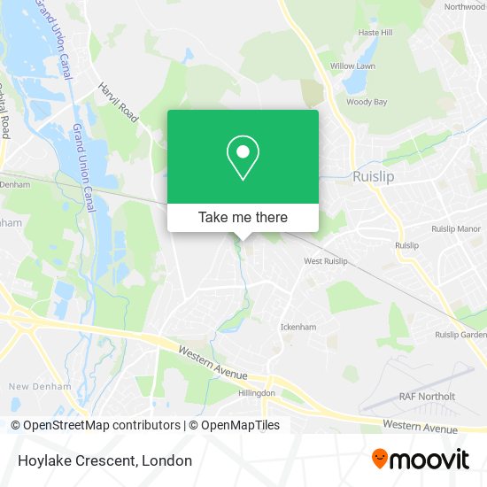 Hoylake Crescent map