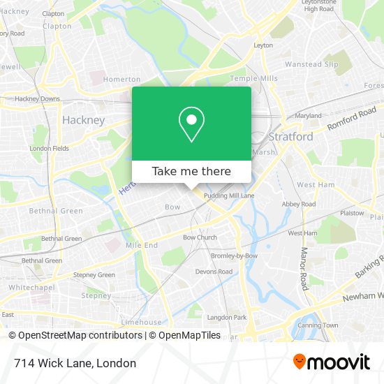 714 Wick Lane map