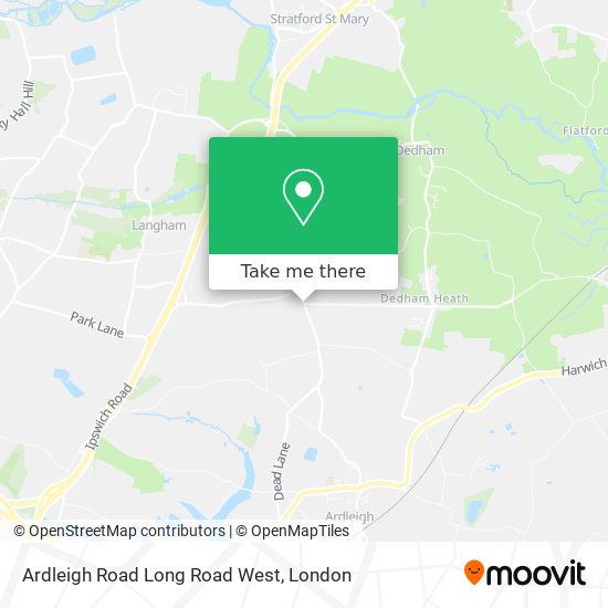 Ardleigh Road Long Road West map